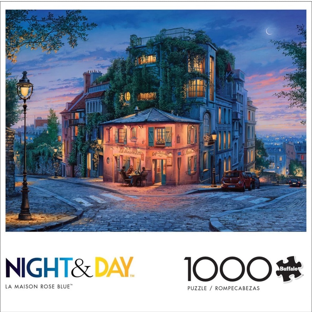 Buffalo Games - La Maison Rose Blue - 1000 Piece Jigsaw Puzzle